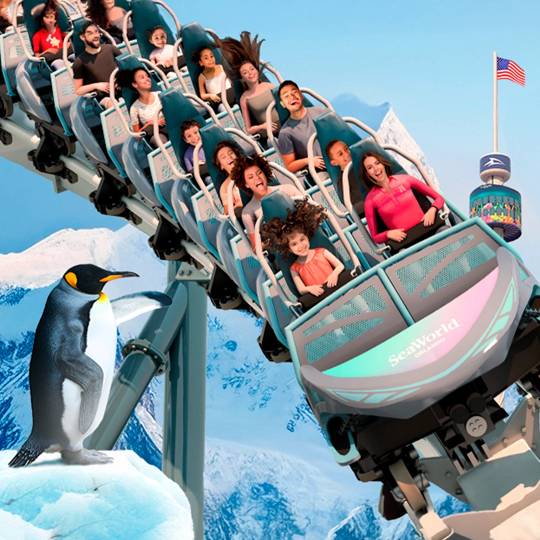 Ingresso 1 Dia SeaWorld Orlando com até 6 Refeições Completas - Adulto ou Criança - Válido por 1 ano após a emissão. Data selecionada para uso: 30/12/2025